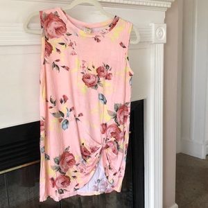 Floral tank top